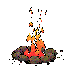 Camp-Feuer