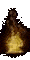 kleine lodernde Flamme