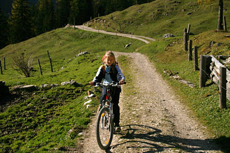 &copy; Gido Quint - aus Berlin auf dem sehr steilen Forstweg zur Hallerangeralm
