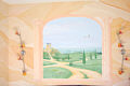 © Regina F. Rau - Illusions-Malerei Toskana  - Blick durch Säulenfenster