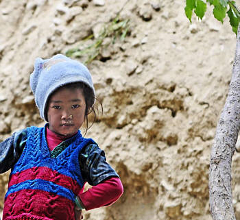 Foto: M&auml;dchen aus Ladakh - Lothar Seifert