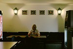 "Centro Juventude" (Jugendzentrum) - Helmut beim Frühstück