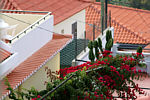 Villa Camacha : Balkonblick auf die Dächer