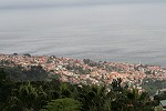 Funchal von der Gondel aus gesehen