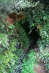 Eingang zu einem sehr schmalen Levada-Tunnel