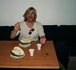 Cherimoya als Abendessen