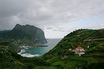 Blick auf den Weg nach Porto da Cruz