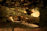 Lavakanal in der Höhle