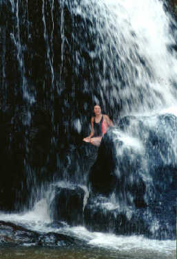 Regina unter der eisigen Kaskade