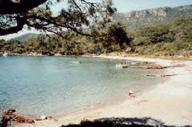 menschenleere Gentile Beach