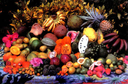 Exotisches Früchte-Banquet