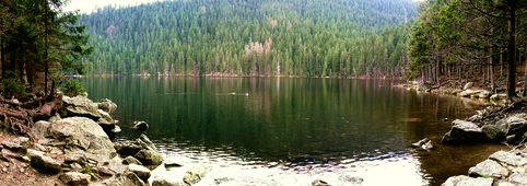 Der "Certovo Jezero" - Teufelssee  im Bömerwald in Tschechien