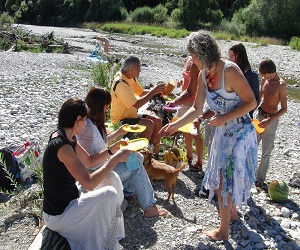 Weltfrohkosttag 2011-08-28 an der Isar