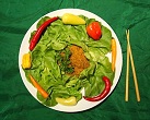 © Regina F. Rau: Gemüse-Kräuter-Teller Süsskartofffel, Topinambur