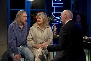 Foto: Alexander Kluge - Wieland Backes, Regina F. Rau und Wolfgang Diebl im SWR Nachtcafé