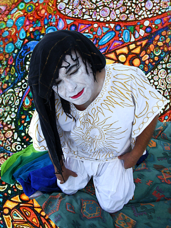 © Regina F. Rau: Foto-PC-Kunst: Mummenschanz: "Harlekin"