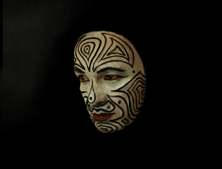 © Regina F. Rau: Foto-PC-Kunst: Mummenschanz: "Black Ninja"
