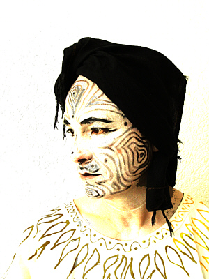 © Regina F. Rau: Foto-PC-Kunst: Mummenschanz: "Sultan"