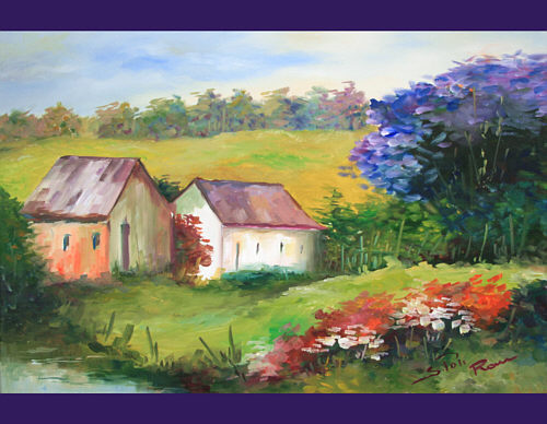 © Regina F. Rau: Ölgemälde "Idylle"
