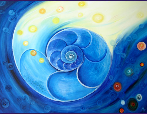 © Regina F. Rau: Ölmalerei - "Nautillus"