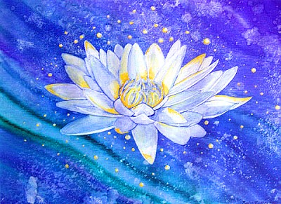 © Regina F. Rau: "Leuchtender Lotus"