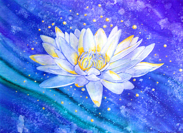 Regina F. Rau: "leuchtender Lotus"