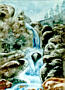 © Regina F. Rau -  felsiger Wasserfall 
