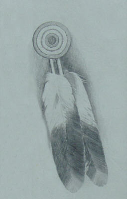 © Regina F. Rau: "Sting - Indianerfedern"