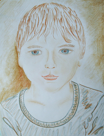 © Regina F. Rau: "Mein Sohn mit 9 Jahren"