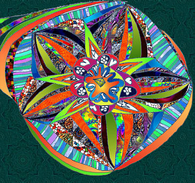 © Regina F. Rau: "Mandala: Blüte"