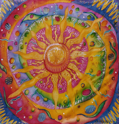 © Regina F. Rau: Seide: Solar-Plexus