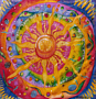 © Regina F. Rau: Seidentuch - Solar-Plexus