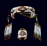 © Regina F. Rau Armreif, Ohrrringe und Ring - indianisch