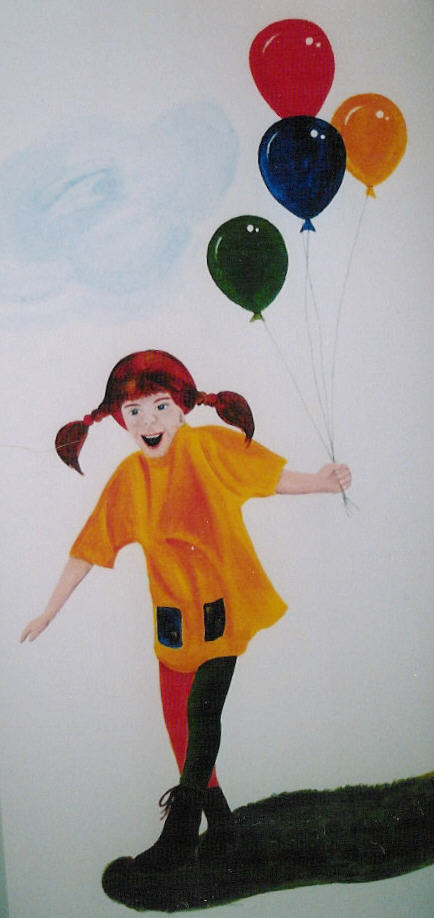 © Regina F. Rau: bei der Villa Kunterbunt - Im Kinderbereich: Pippi in Lebensgröße