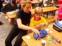 Münchner Kindl Lauf 2011 - Malaktion:  Deena - Flammendes Herz