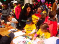 Münchner Kindl Lauf 2011 - Malaktion:  Deena - Flammendes Herz