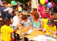 Münchner Kindl Lauf 2011 - Malaktion:  Deena - Flammendes Herz