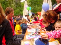 Münchner Kindl Lauf 2011 - Malaktion:  Deena - Flammendes Herz