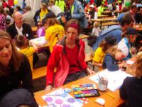 Münchner Kindl Lauf 2011 - Malaktion:  Deena - Flammendes Herz