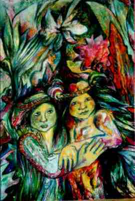 "Amigos en primavera de Amazonas"
          "Freude im Frühling des Amazonas"