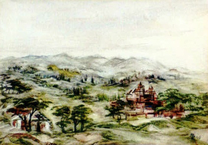 Julius R. Zikesch - Indisches Dorf (?)