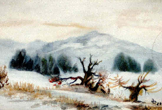 Julius R. Zikesch - Winter Moorlandschaft