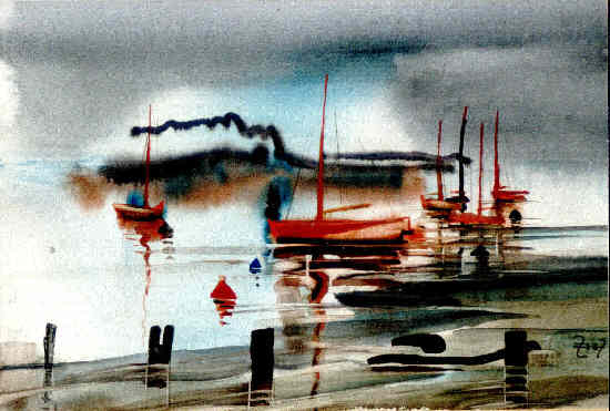 Julius R. Zikesch - Starnberger See - Segelschiffe