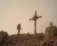 Am Guffert Gipfel (2195m)