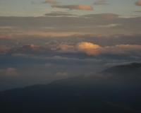 herrlicher Ausblick auf die Gipfel-Inseln im Nebelmeer