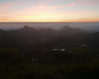 Frühmorgens bei der Weilheimer Hütte