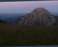 Frühmorgens bei der Weilheimer Hütte