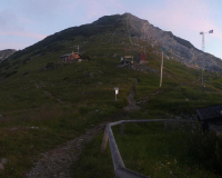 Frühmorgens bei der Weilheimer Hütte