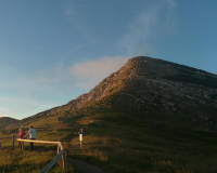 Frühmorgens bei der Weilheimer Hütte