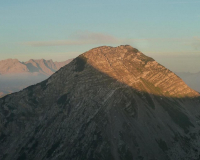 Frühmorgens bei der Weilheimer Hütte